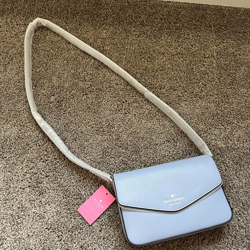 Kate Spade light blue crossbody